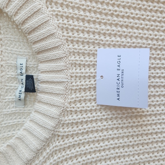 NEW! AE  Cozy 100% cotton sweater Sz large - Picture 9 of 9